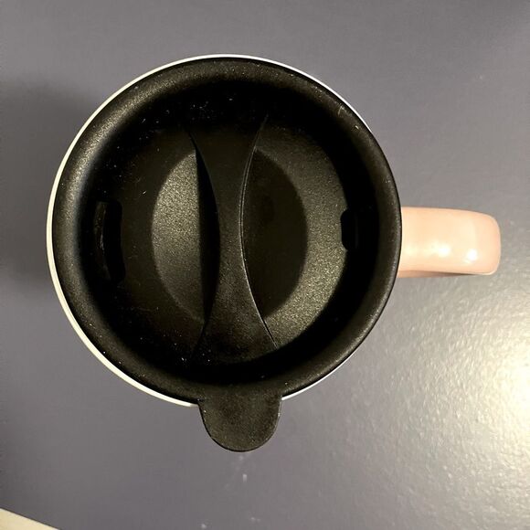 Unicorn Sheffield Travel Mug with Lid- Coffee or Tea Pink Handle - Picture 10 of 13